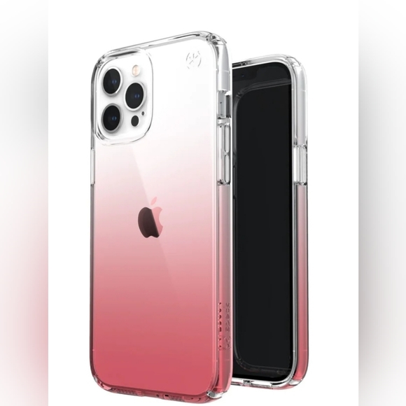 NEW Speck Presidio Perfect-Clear Ombre iPhone 13Pro Case Vintage Rose Fade - Picture 3 of 5